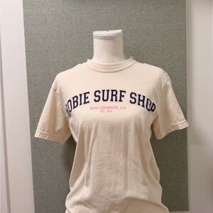 Hobie Surf Shop San Clemente Tee & Shorts Set Cream